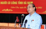 Chủ tịch nước thăm, tặng quà thương binh, gia đình người có công tại Hà Nam