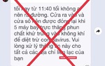 “TPHCM sử dụng 5 trực thăng phun chất khử trùng” là thông tin sai sự thật