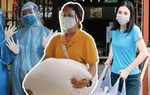 Xúc động hình ảnh hoa hậu đi từ thiện mùa dịch
