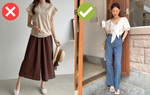 Gợi ý 4 mẫu quần ống rộng hợp với các nàng thấp bé