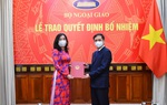 Người phát ngôn Lê Thị Thu Hằng được bổ nhiệm kiêm chức trợ lý Bộ trưởng Ngoại giao