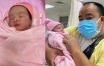 Hiếu Hiền nặng nề tâm trạng khi vợ vào phòng mổ, con gái chào đời giống bố như đúc