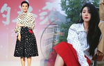 Bí quyết mặc đẹp với trang phục chấm bi của Phạm Băng Băng