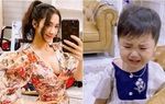 Con khóc đòi bế, Hòa Minzy có biện pháp dứt khoát khiến bé nín ngay lập tức
