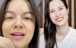 Phạm Quỳnh Anh để lộ mặt mộc U40 trên sóng truyền hình, "mẹ bỉm" Đông Nhi da trắng bóc