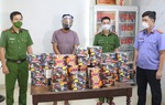 Bắt quả tang tài xế vận chuyển hơn 70kg pháo từ Quảng Trị ra Nghệ An tiêu thụ