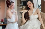 Á hậu Tường San tái xuất mạng xã hội