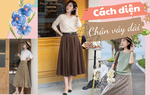 9 cách diện chân váy dài đẹp xinh mùa Thu