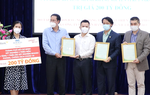 TPHCM tiếp nhận hỗ trợ trị giá 200 tỷ đồng của các doanh nghiệp để chống dịch