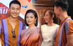 Mạnh Trường bị phát hiện mặc 1 bộ đồ tình tứ bên "2 cô vợ" 