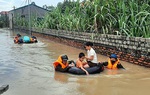 Cận cảnh vùng 'rốn ngập' ở Nghệ An