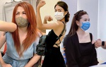 Sao Việt đi tiêm vaccine: MC "bọc" kín mít, hoa hậu, diễn viên đơn giản, thoải mái