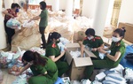 Phụ nữ Công an tỉnh Phú Thọ gửi 1.000 suất quà hỗ trợ người dân TPHCM và Bình Dương
