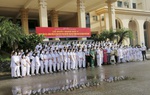 Đoàn cán bộ, sinh viên Đại học Y Dược Hải Phòng hỗ trợ Hà Nội chống dịch Covid-19