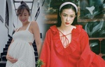 Salim "bầu vượt mặt" vẫn tận dụng được những chiếc váy mua từ lúc còn son