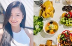 Diệu Hương "Hoa hồng trên ngực trái" ở nước ngoài vẫn cập nhật món gà "hot" Tết này