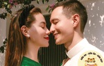 Hồ Ngọc Hà-Kim Lý mặc áo dài Tết đẹp như cô dâu chú rể