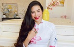 Ở Mỹ hơn 3 năm, Phạm Hương diện Tết vẫn đẹp chuẩn phụ nữ Việt