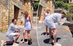 Người đàn ông chết điếng với sự cố sau màn cầu hôn
