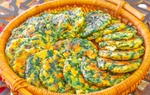 Món bánh rau xanh đậu phụ giàu dinh dưỡng cho cuối tuần nhàn tênh