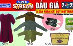 11h30 ngày 21/10: Livestream đấu giá 5 sản phẩm gây quỹ Mottainai 2022