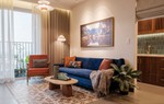 Căn hộ 50m² được thiết kế với 3 màu sắc đặc biệt vừa gọn đẹp lại sang