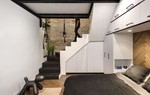 Căn hộ 36m² có thiết kế chìm dưới đất với bố cục thông minh
