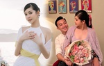 Sát ngày cưới, Lê Âu Ngân Anh xuất hiện vắng bóng chú rể