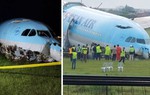 Hành khách mang thai kể lại khoảnh khắc máy bay Korean Air trượt khỏi đường băng 