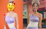 Á hậu Hoàn cầu diện váy "đụng hàng" Đỗ Thị Hà