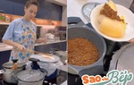Đàm Thu Trang làm món bánh quê với nồi thịt như "mời cả quan viên 2 họ"