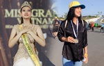Hoa hậu Đoàn Thiên Ân với phong cách thời trang đơn giản