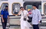 Diệu Nhi, Anh Tú đáp phi cơ đi khảo sát địa điểm tổ chức hôn lễ
