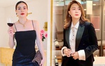 Hồng Diễm hiếm hoi "đụng độ" Hà Hồ khoản váy áo