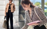 Phong cách trùng hợp của 2 nàng dâu hào môn bỏ showbiz