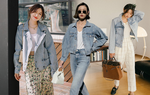 10 cách mặc áo khoác denim cho chị em ngoài 30 tuổi