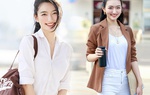 Cháu nội nhà bác học Lương Định Của bỏ thi hoa hậu làm cô giáo, chỉ diện áo trắng, quần jeans vẫn đẹp mê