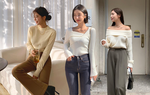 Mặc áo len trắng thế nào để trông trẻ trung, thanh lịch?