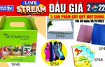 11h30 ngày 18/11: Livestream đấu giá 5 sản phẩm gây quỹ Mottainai 2022