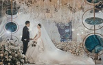 Đám cưới cổ tích sang trọng của cặp đôi giàu có, bó hoa cưới siêu đặc biệt