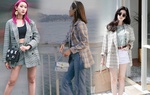 Công thức phối đồ với áo blazer kẻ ô