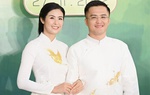 Cô dâu Ngọc Hân tự may 2 bộ áo dài cưới, đẹp tinh khôi trong lễ ăn hỏi
