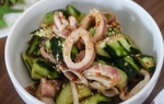 Mực trộn dưa chuột giòn ngon mát lành