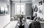 Căn hộ 45m2 được trang trí với gam màu trung tính ấn tượng