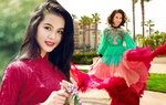Thời trang "tắc kè hoa" của Nữ hoàng ảnh lịch Thanh Mai