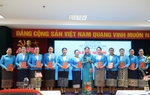 Bế giảng Lớp bồi dưỡng cán bộ Hội LHPN Lào năm 2022