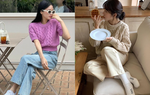 6 cách phối đồ với áo len vặn thừng 