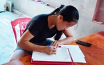 Viết đơn xin thoát nghèo, vợ chồng động viên nhau cố gắng, phát triển kinh tế