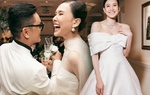 Dương Mỹ Linh đẹp tinh khôi với hai chiếc váy cưới thiết kế riêng tại Việt Nam