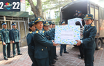 Đoàn cán bộ Bộ tham mưu, Quân chủng Phòng không - Không quân ủng hộ Chương trình Mottainai 2022